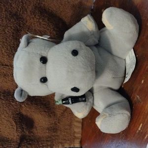 NWT Coca Cola Hippopotamus 1999 Bean Bag Plush